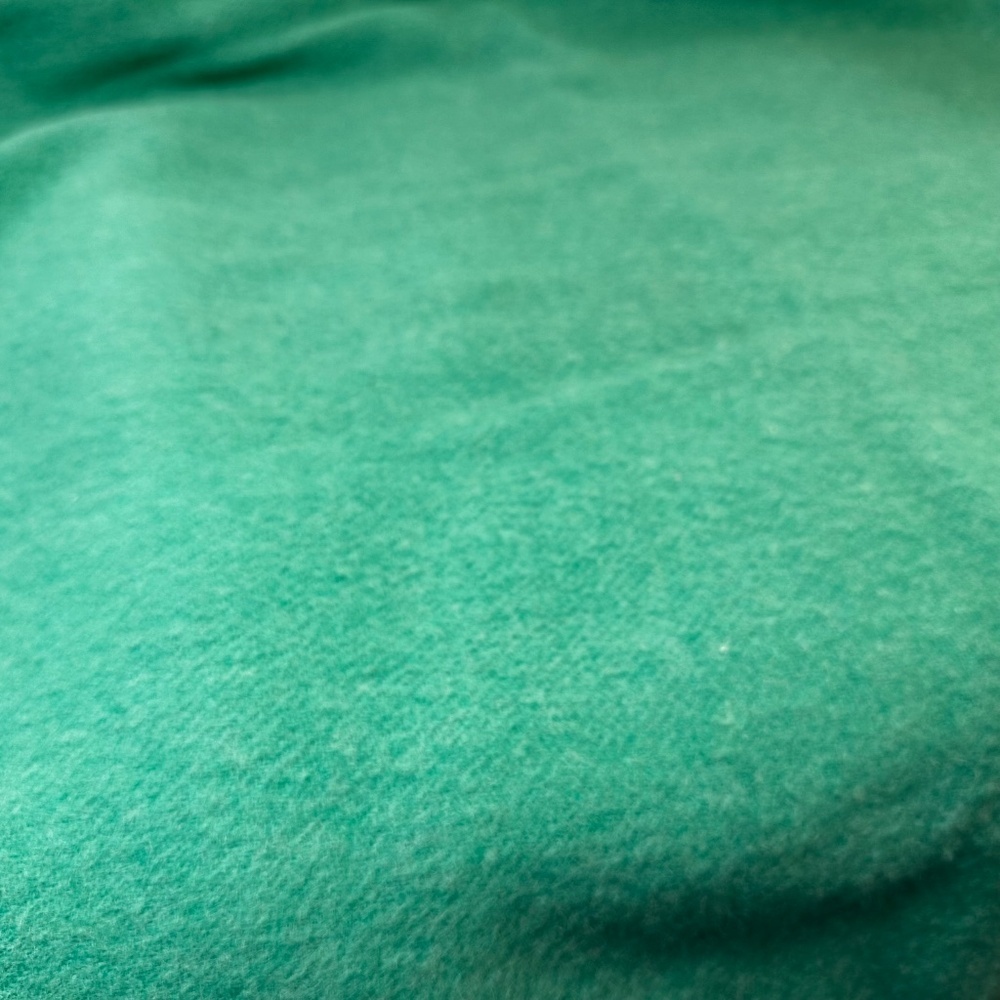 Vintage Kenwood Ramcrest Emerald Green Wool Blanket 72" x 87" Canada - Picture 6 of 11